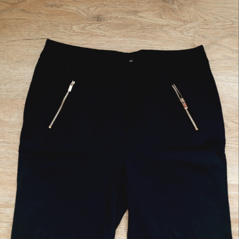 Alfani Black Zip Pocket Skinny Pants Size 6 - Picture 8 of 10